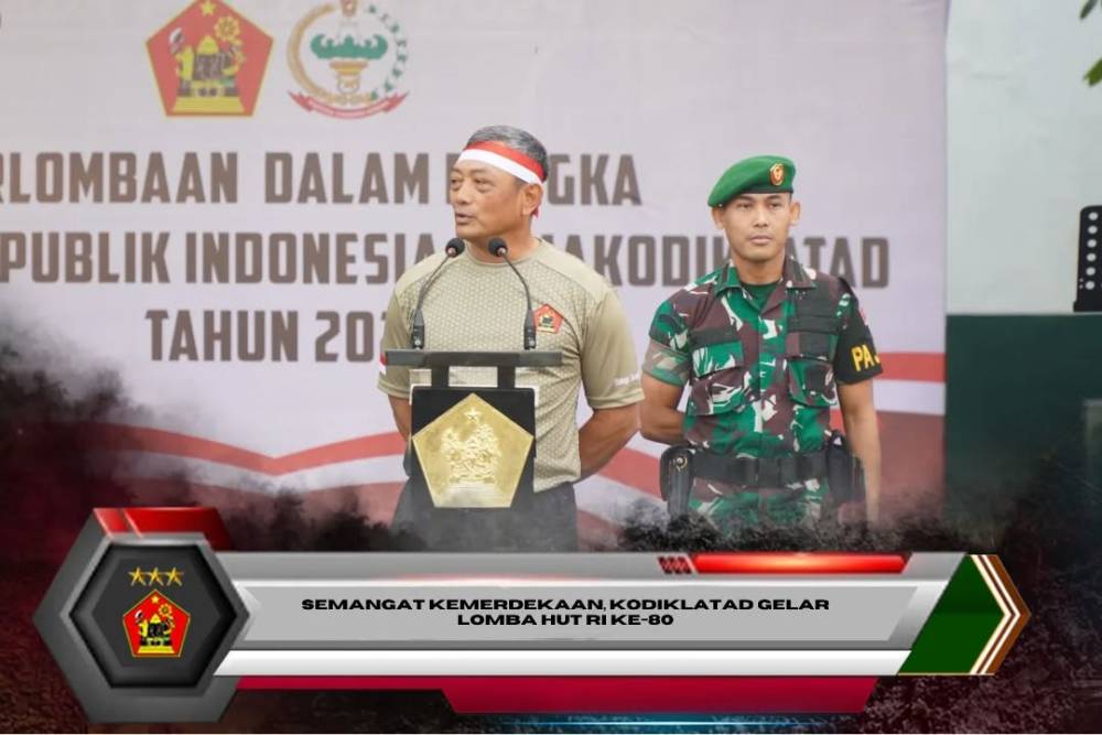 Semangat Kemerdekaan, Kodiklatad Gelar Lomba HUT RI Ke-80