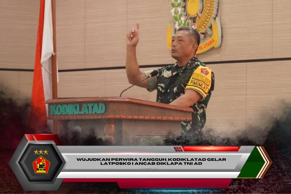 Wujudkan Perwira Tangguh, Kodiklatad Gelar Latposko I Ancab Diklapa TNI AD