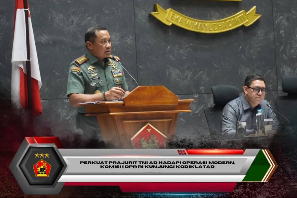 Perkuat Prajurit TNI AD Hadapi Operasi Modern, Komisi I DPR RI Kunjungi Kodiklatad