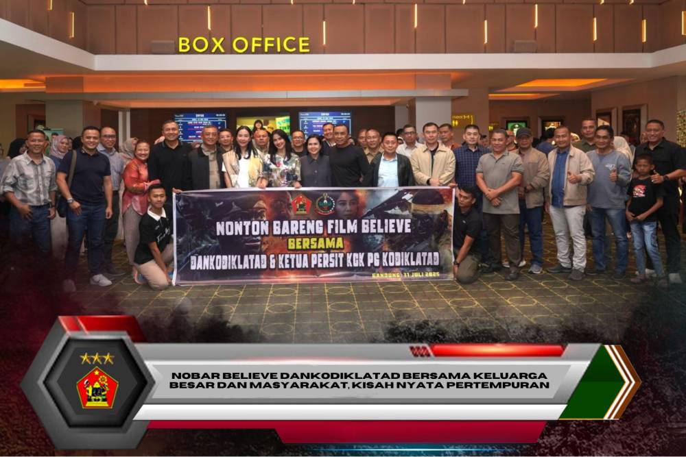 Nobar Believe Dankodiklatad bersama Keluarga Besar dan Masyarakat, Kisah Nyata Pertempuran