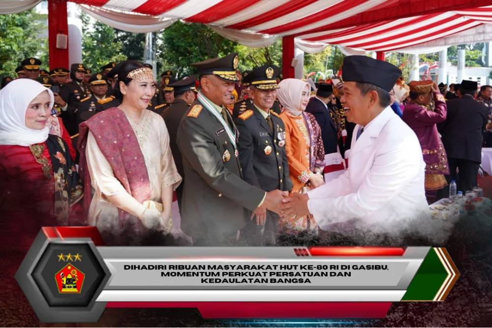 Dihadiri Ribuan Masyarakat HUT Ke-80 RI di Gasibu, Momentum Perkuat Persatuan dan Kedaulatan Bangsa