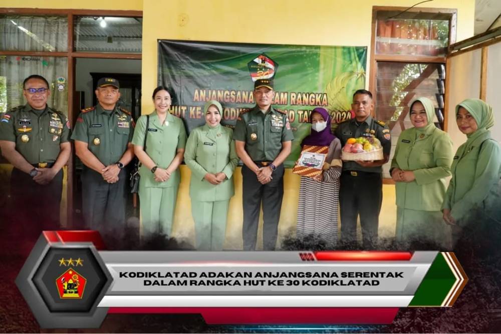 KODIKLATAD ADAKAN ANJANGSANA SERENTAK DALAM RANGKA HUT KE 30 KODIKLATAD