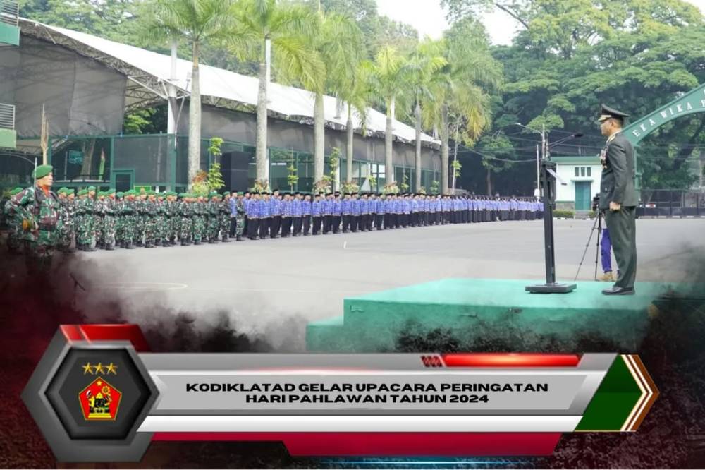 KODIKLATAD GELAR UPACARA PERINGATAN HARI PAHLAWAN TAHUN 2024