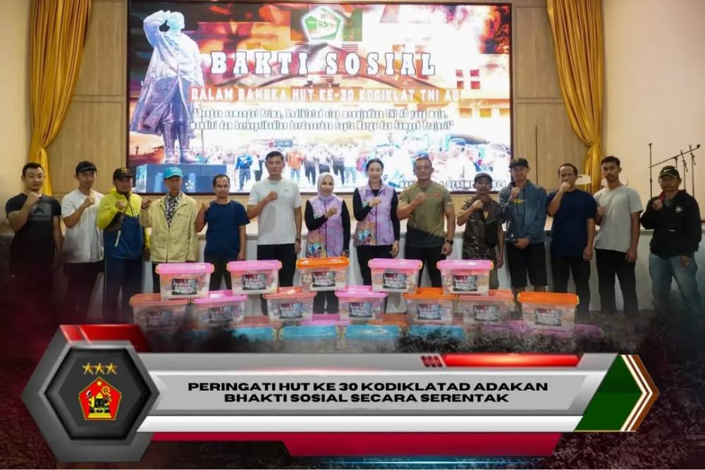 PERINGATI HUT KE 30 KODIKLATAD ADAKAN BHAKTI SOSIAL SECARA SERENTAK