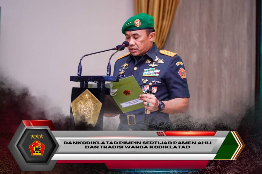 DANKODIKLATAD PIMPIN SERTIJAB PAMEN AHLI DAN TRADISI WARGA KODIKLATAD