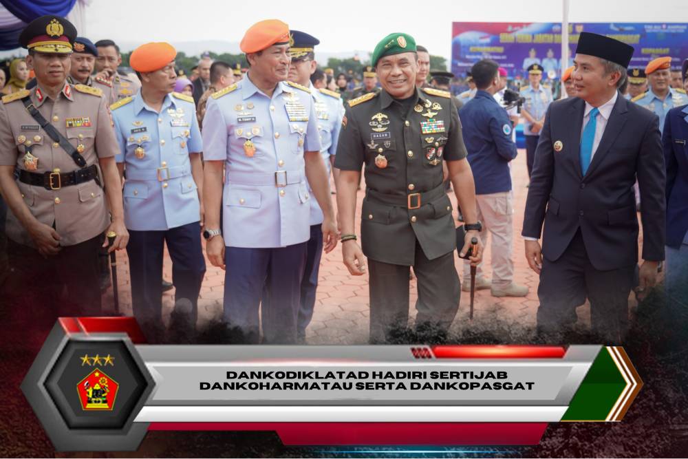 DANKODIKLATAD HADIRI SERTIJAB DANKOHARMATAU SERTA DANKOPASGAT