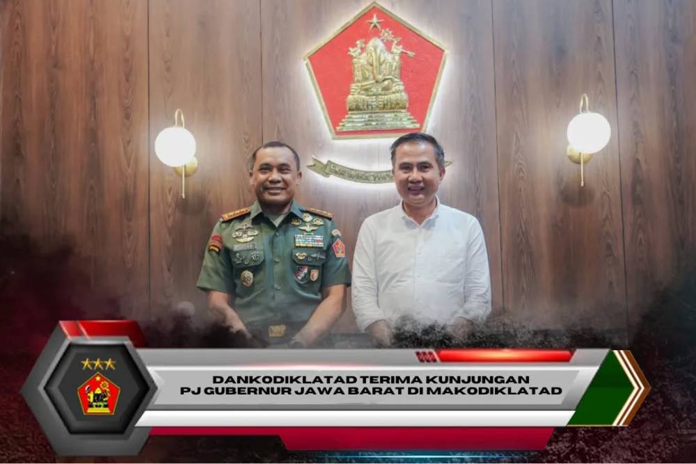 DANKODIKLATAD TERIMA KUNJUNGAN PJ GUBERNUR JAWA BARAT DI MAKODIKLATAD