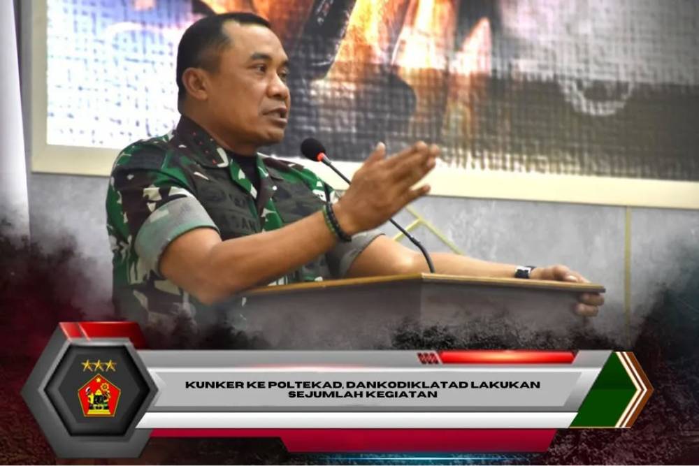 Kunker Ke Poltekad, Dankodiklatad Lakukan Sejumlah Kegiatan