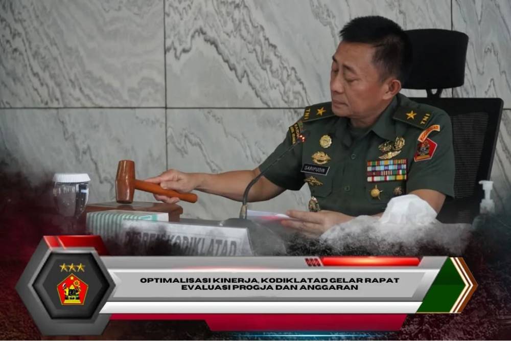 Optimalisasi Kinerja, Kodiklatad Gelar Rapat Evaluasi Progja dan Anggaran