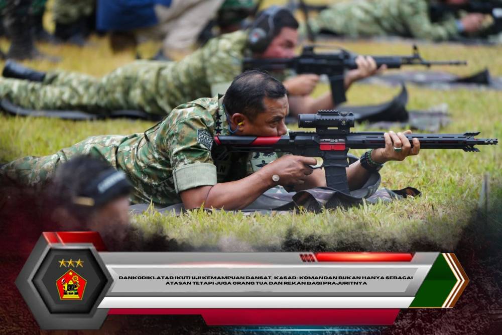 Dankodiklatad Ikuti Uji Kemampuan Dansat,  Kasad : Komandan Bukan Hanya Sebagai Atasan Tetapi Juga Orang Tua dan Rekan Bagi Prajuritnya
