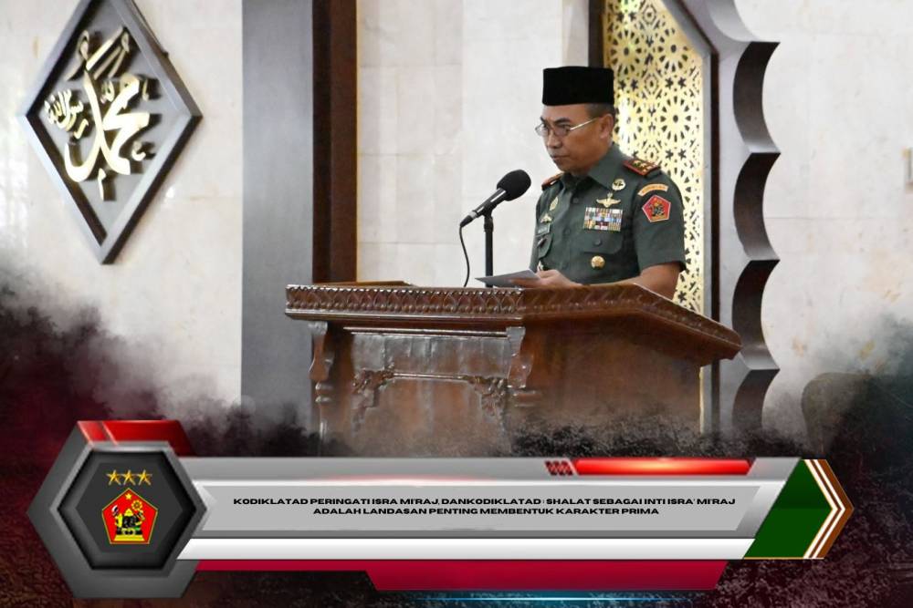 Kodiklatad Peringati Isra Mi’raj, Dankodiklatad : Shalat Sebagai Inti Isra’ Mi’raj  Adalah Landasan Penting Membentuk Karakter PRIMA