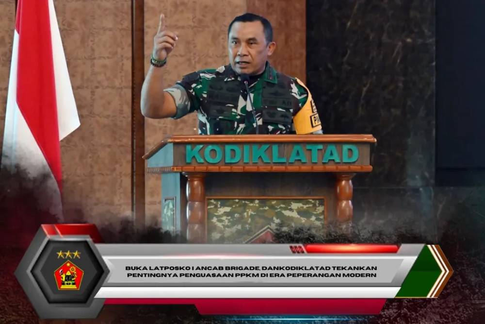 Buka Latposko I Ancab Brigade, Dankodiklatad Tekankan Pentingnya Penguasaan PPKM di Era Peperangan Modern