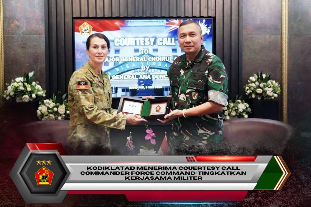 KODIKLAT TNI-AD - KODIKLATAD MENERIMA COURTESY CALL COMMANDER FORCE ...