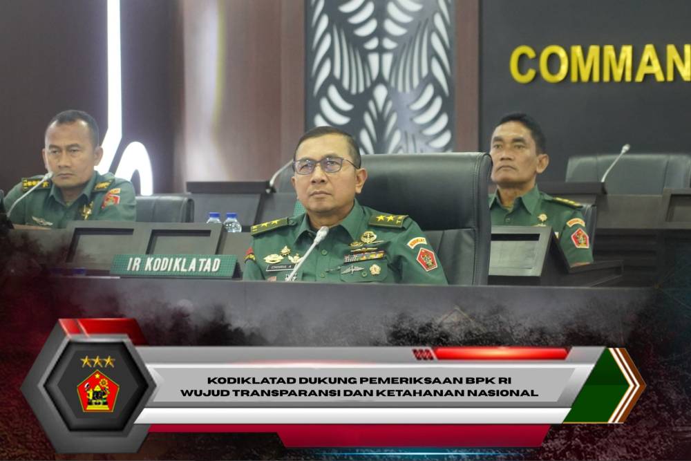 Kodiklatad Dukung Pemeriksaan BPK RI : Wujud Transparansi dan Ketahanan Nasional