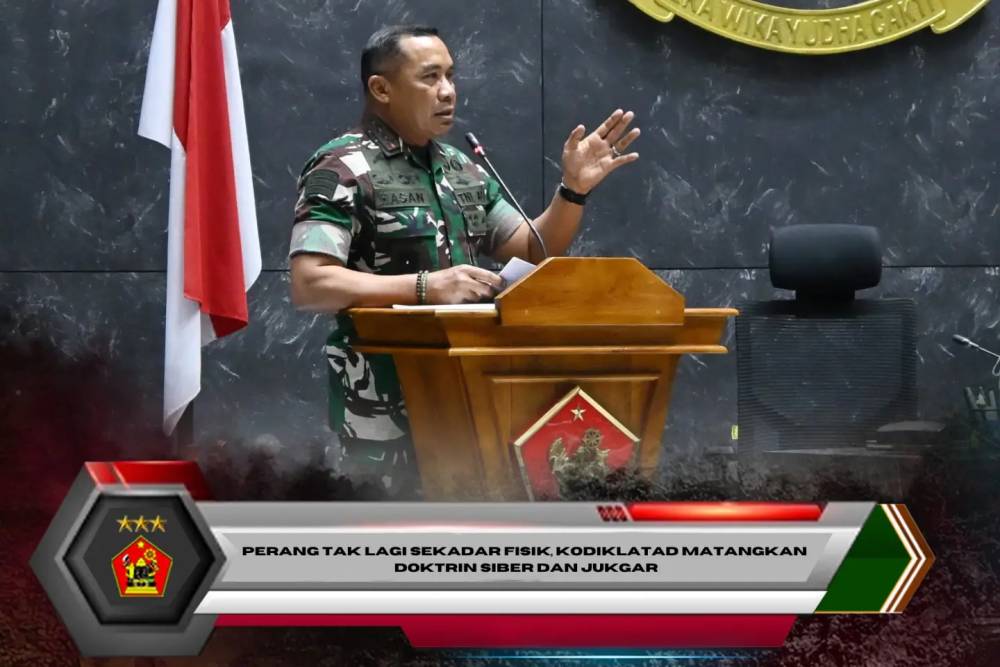 Perang Tak Lagi Sekadar Fisik, Kodiklatad Matangkan Doktrin Siber dan Jukgar