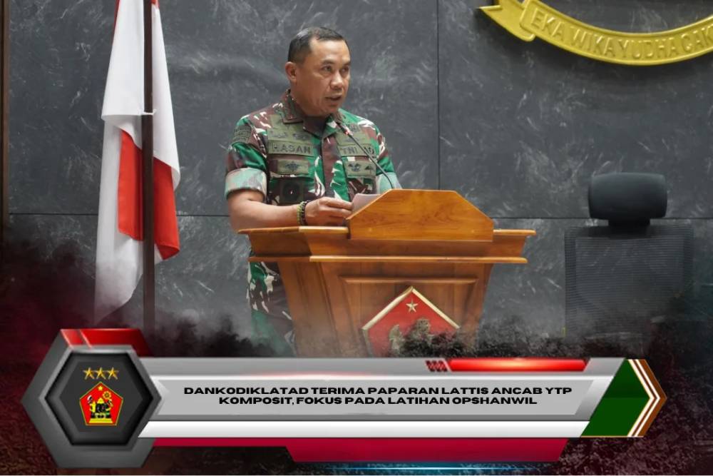 Dankodiklatad Terima Paparan Lattis Ancab YTP Komposit, Fokus Pada Latihan Opshanwil