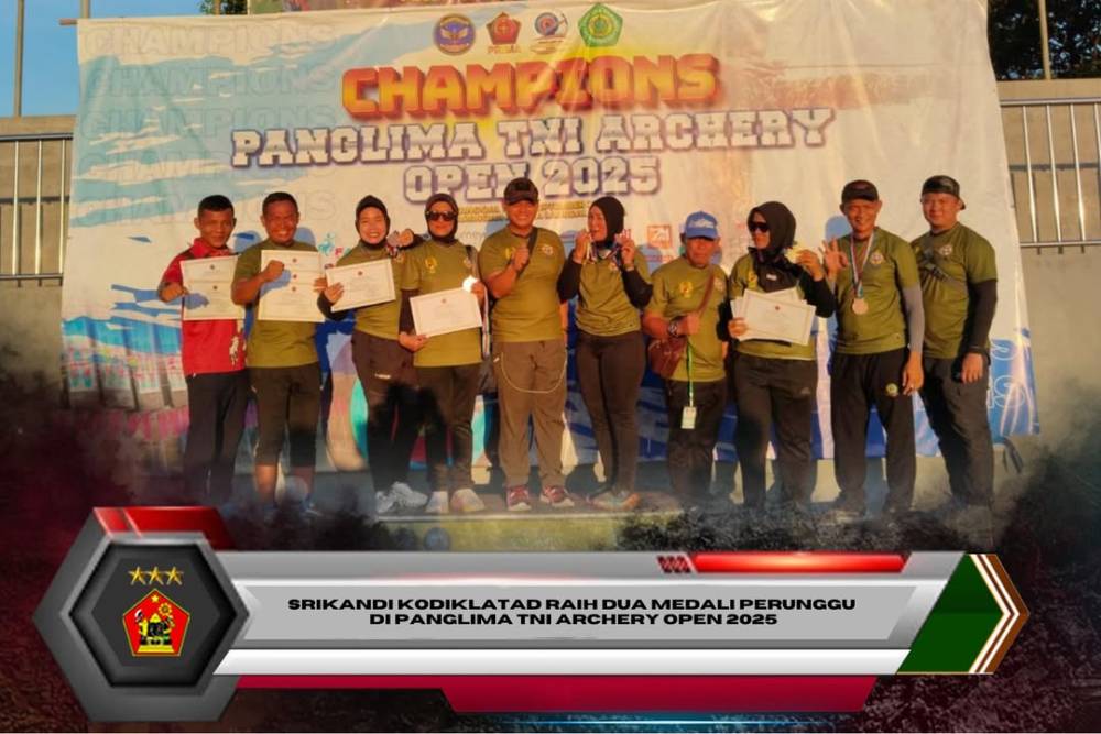 Srikandi Kodiklatad Raih Dua Medali Perunggu di Panglima TNI Archery Open 2025
