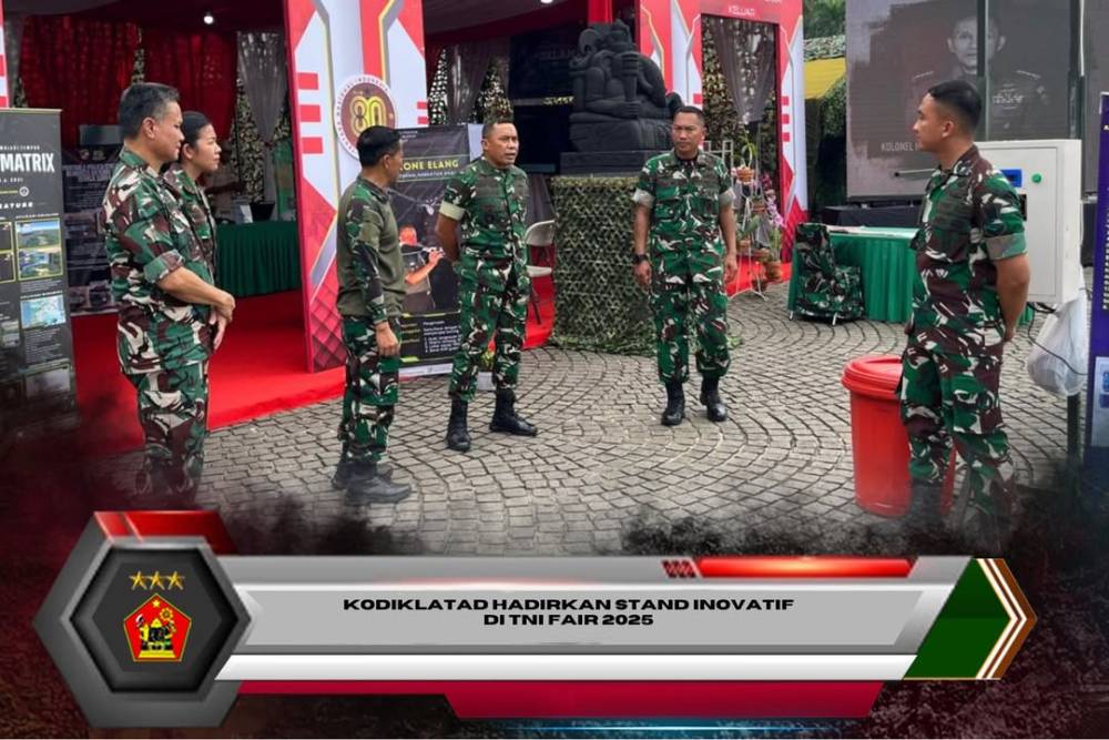 Kodiklatad Hadirkan Stand Inovatif di TNI Fair 2025