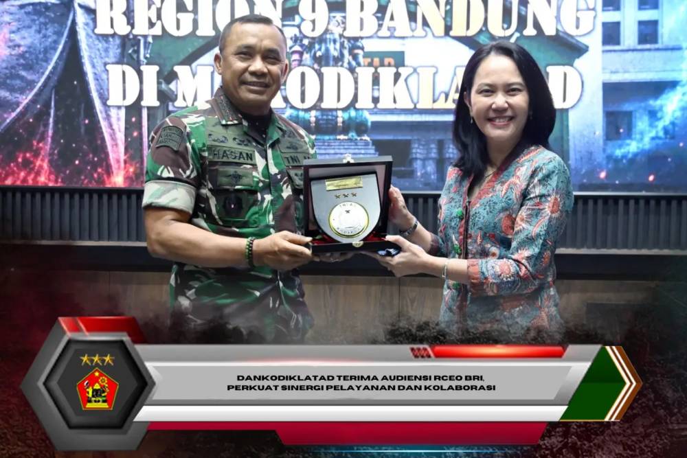 Dankodiklatad Terima Audiensi RCEO BRI, Perkuat Sinergi Pelayanan dan Kolaborasi