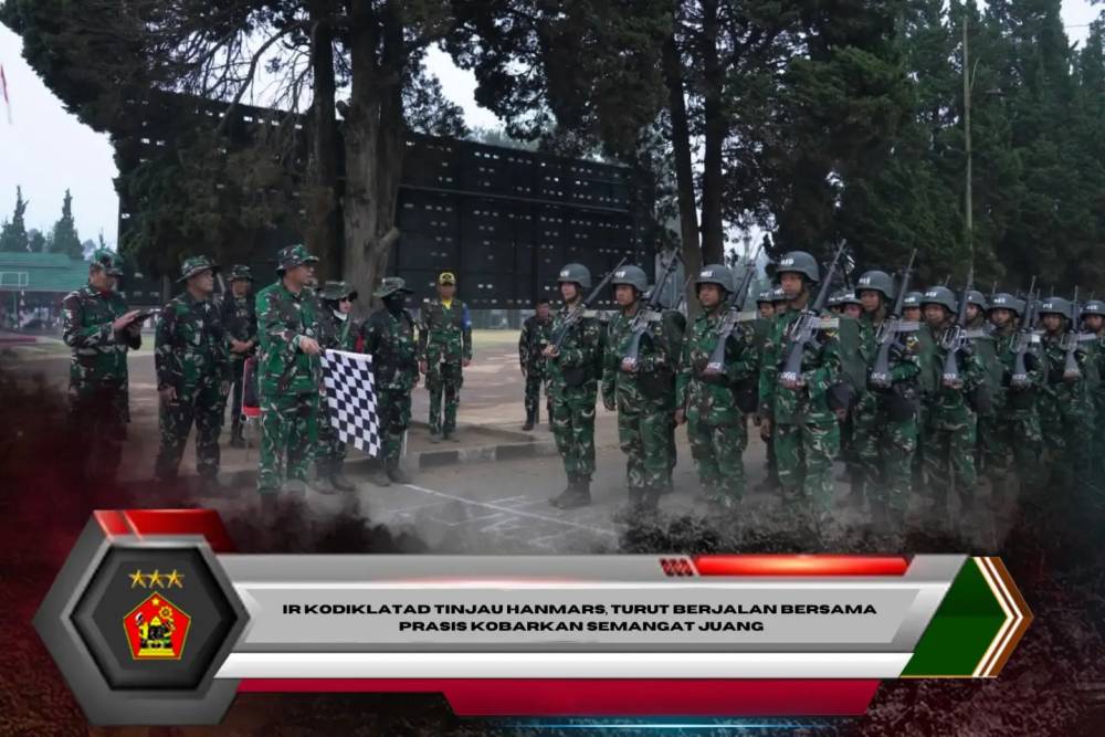 Ir Kodiklatad Tinjau Hanmars, Turut Berjalan Bersama Prasis Kobarkan Semangat Juang
