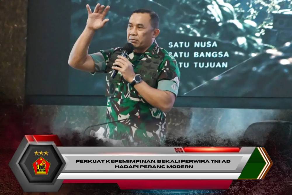Perkuat Kepemimpinan, Bekali Perwira TNI AD Hadapi Perang Modern