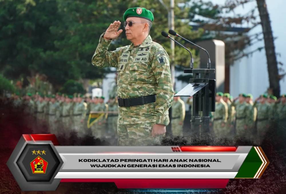 Kodiklatad Peringati Hari Anak Nasional, Wujudkan Generasi Emas Indonesia