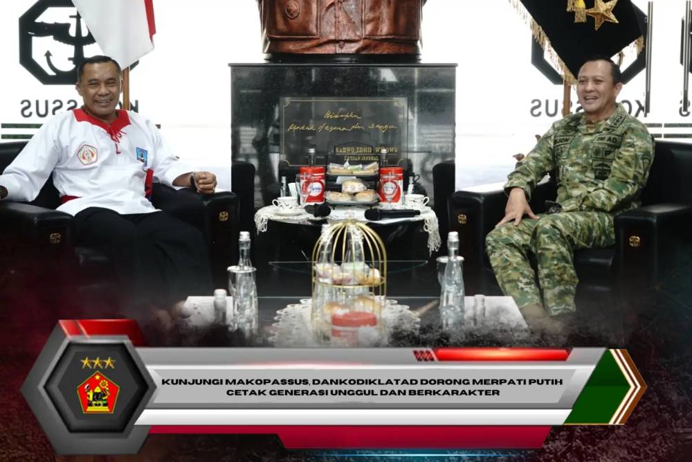 Kunjungi Makopassus, Dankodiklatad Dorong Merpati Putih Cetak Generasi Unggul dan Berkarakter