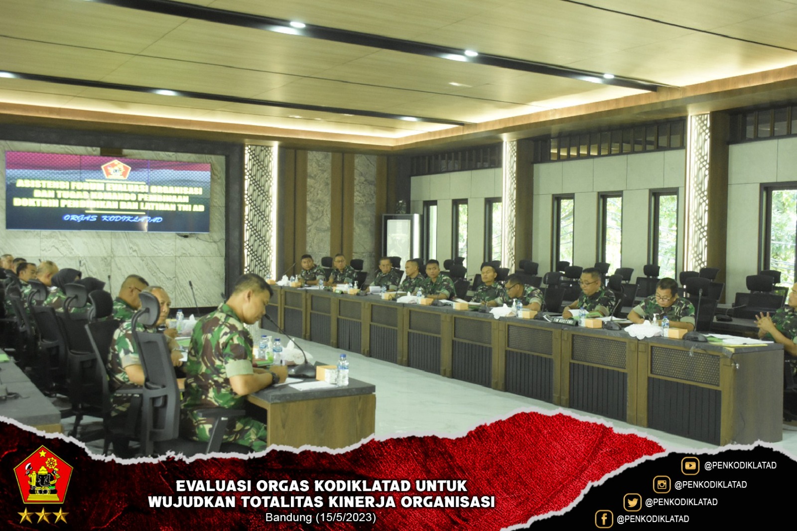 Evaluasi Orgas Kodiklatad Untuk Wujudkan Totalitas Kinerja Organisasi