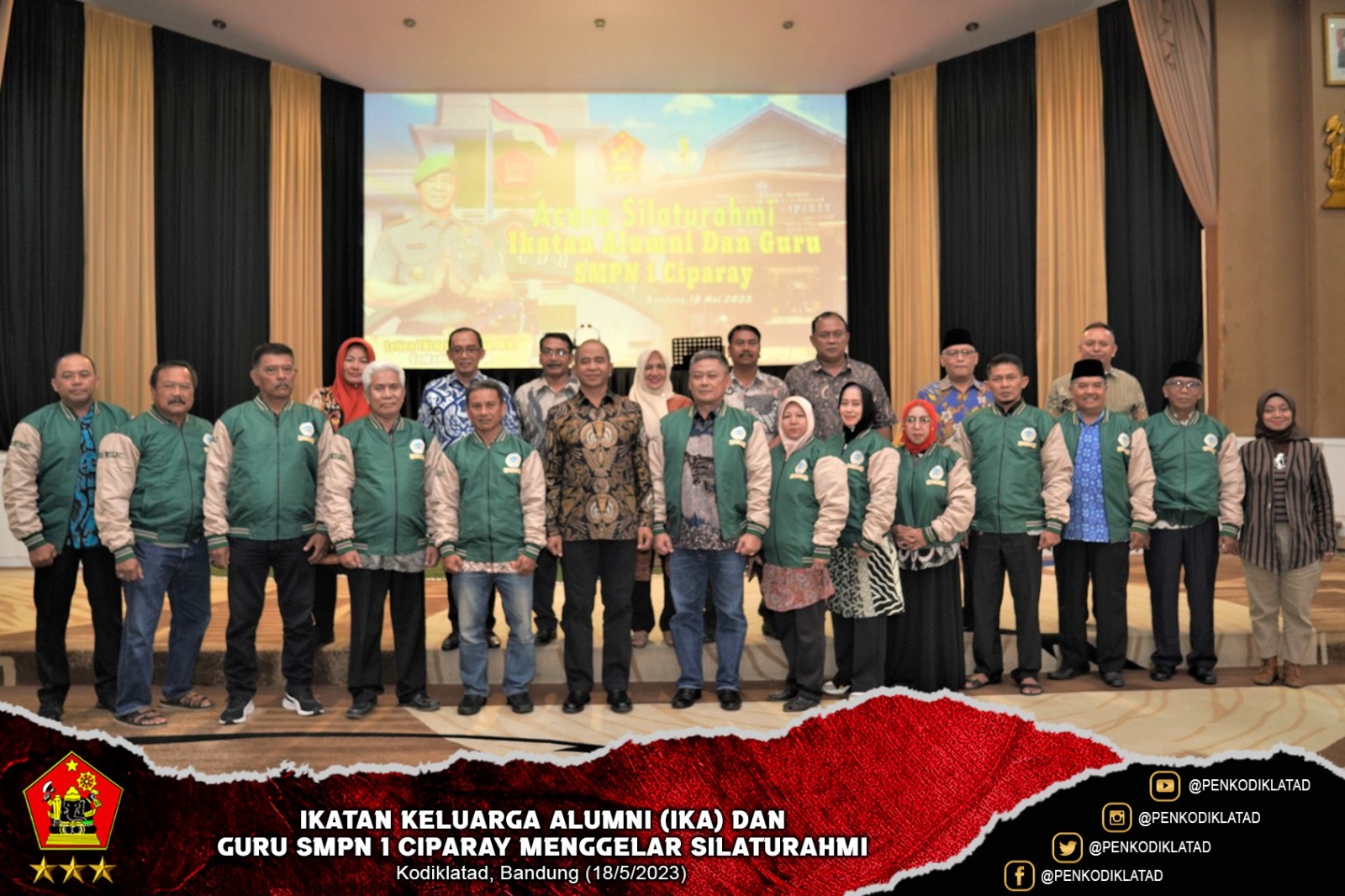 Ikatan Keluarga Alumni dan Guru SMPN 1 Ciparay Menggelar Silaturahmi