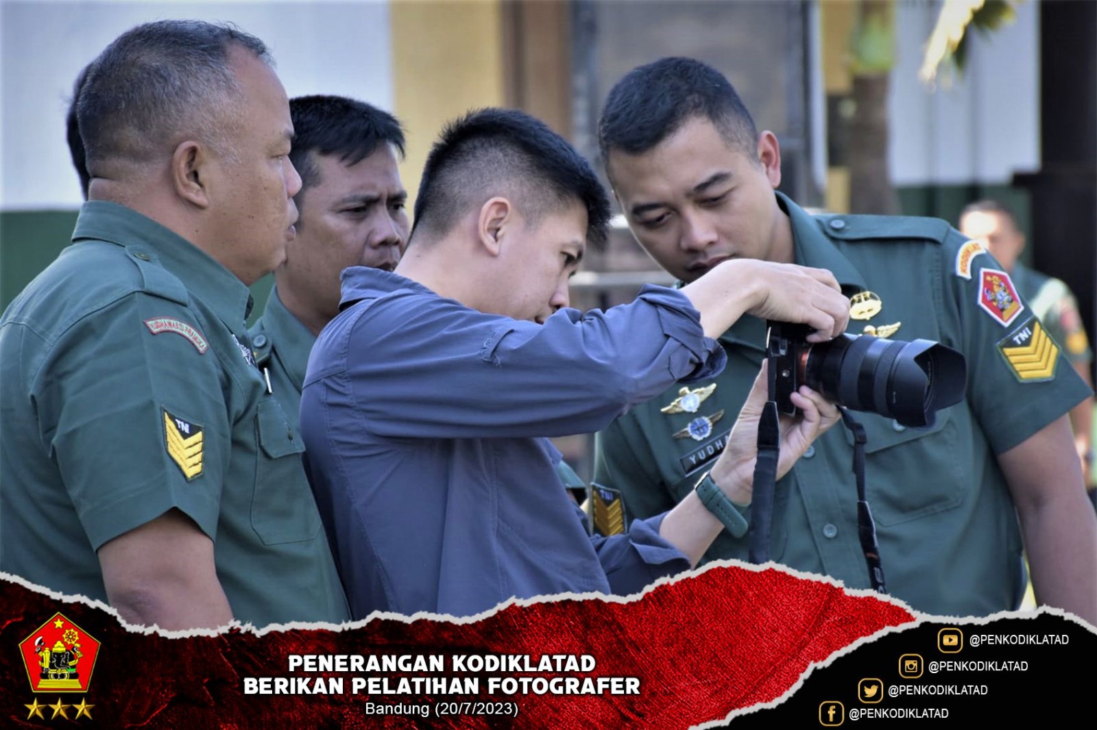 Penerangan Kodiklatad Berikan Pelatihan Fotografi