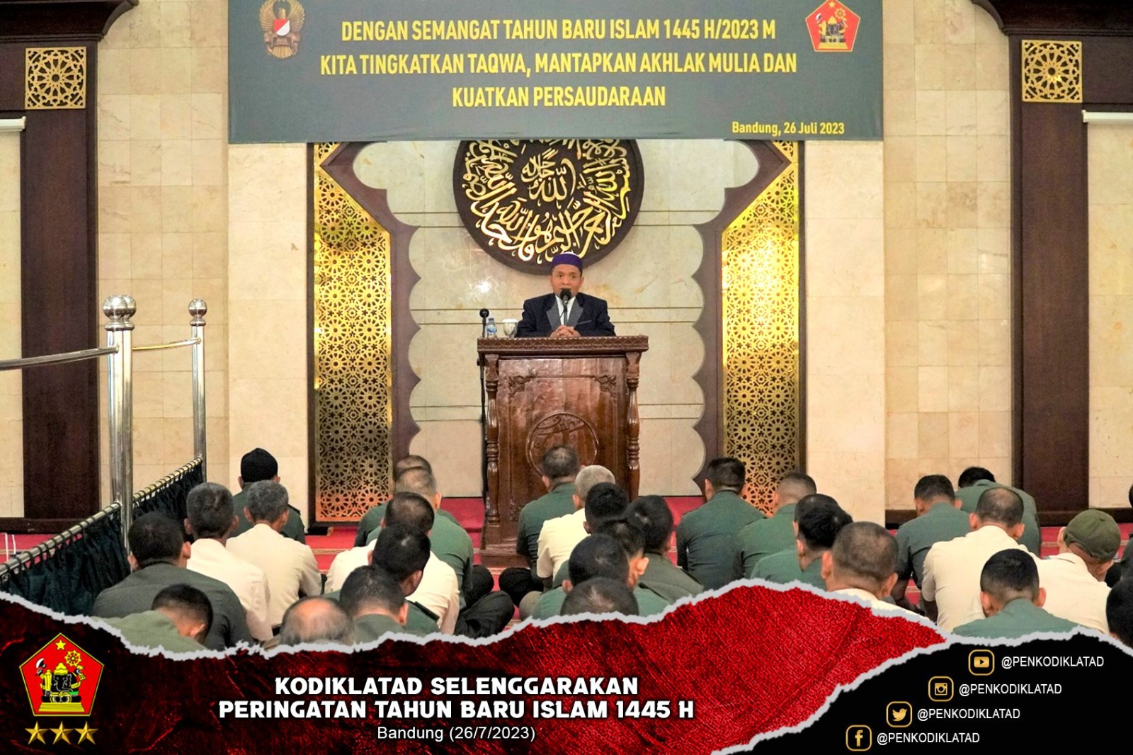 Kodiklatad Selenggarakan Peringatan Tahun Baru Islam 1445 H