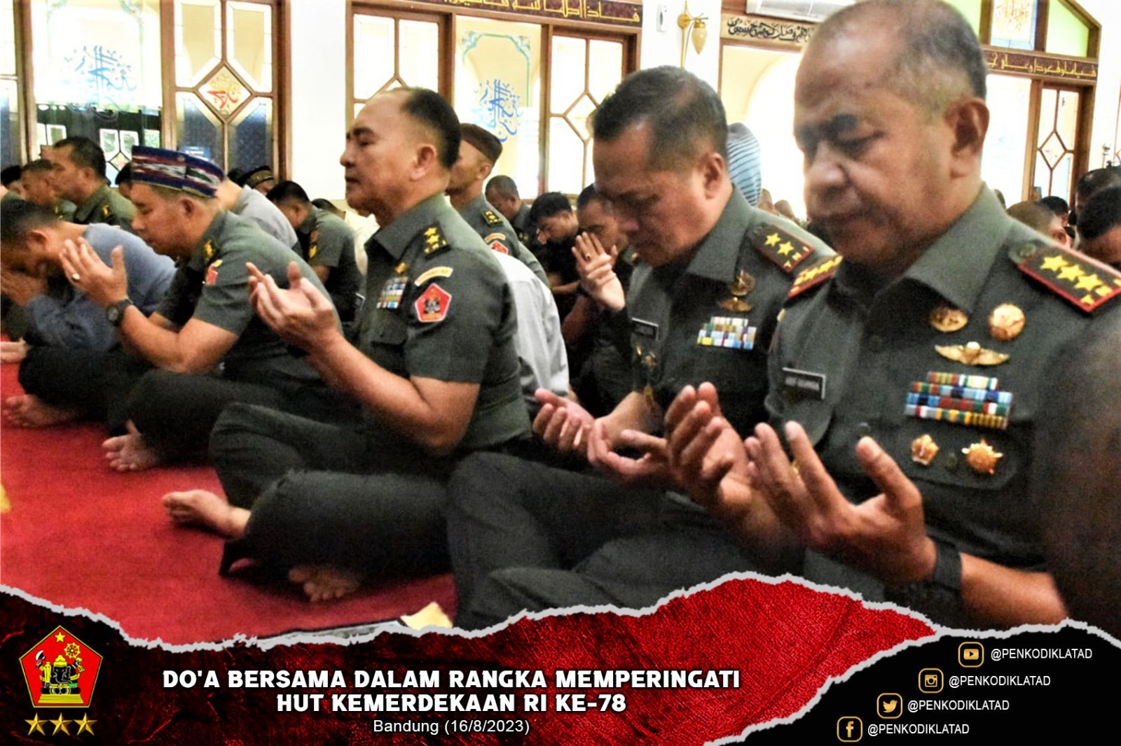Doa Bersama Dalam Rangka Memperingati HUT Kemerdekaan RI Ke 78