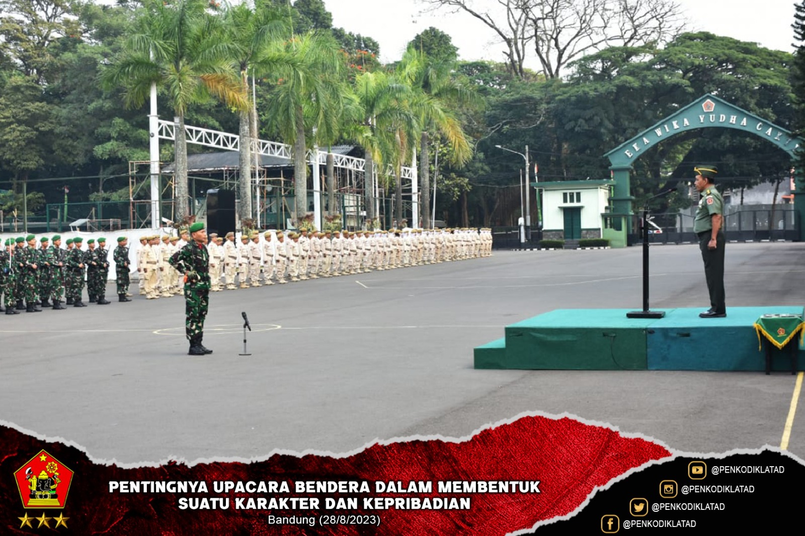 Pentingnya Upacara Bendera Dalam Membentuk Suatu Karakter dan Kepribadian