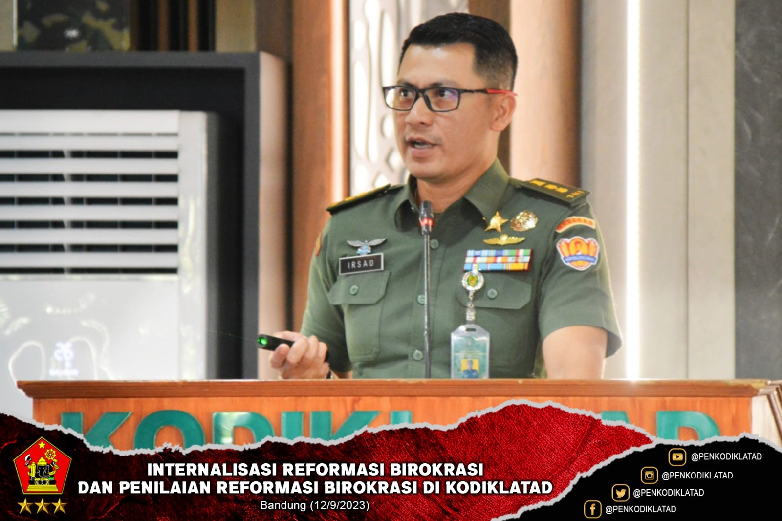 Internalisasi Reformasi Birokrasi Dan Penilaian Reformasi Birokrasi Di Kodiklatad