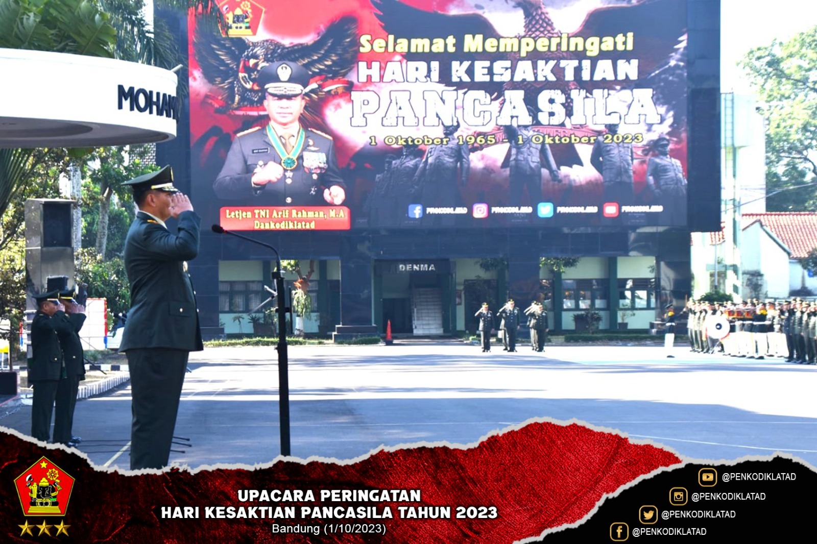 Upacara Peringatan Hari Kesaktian Pancasila Tahun 2023