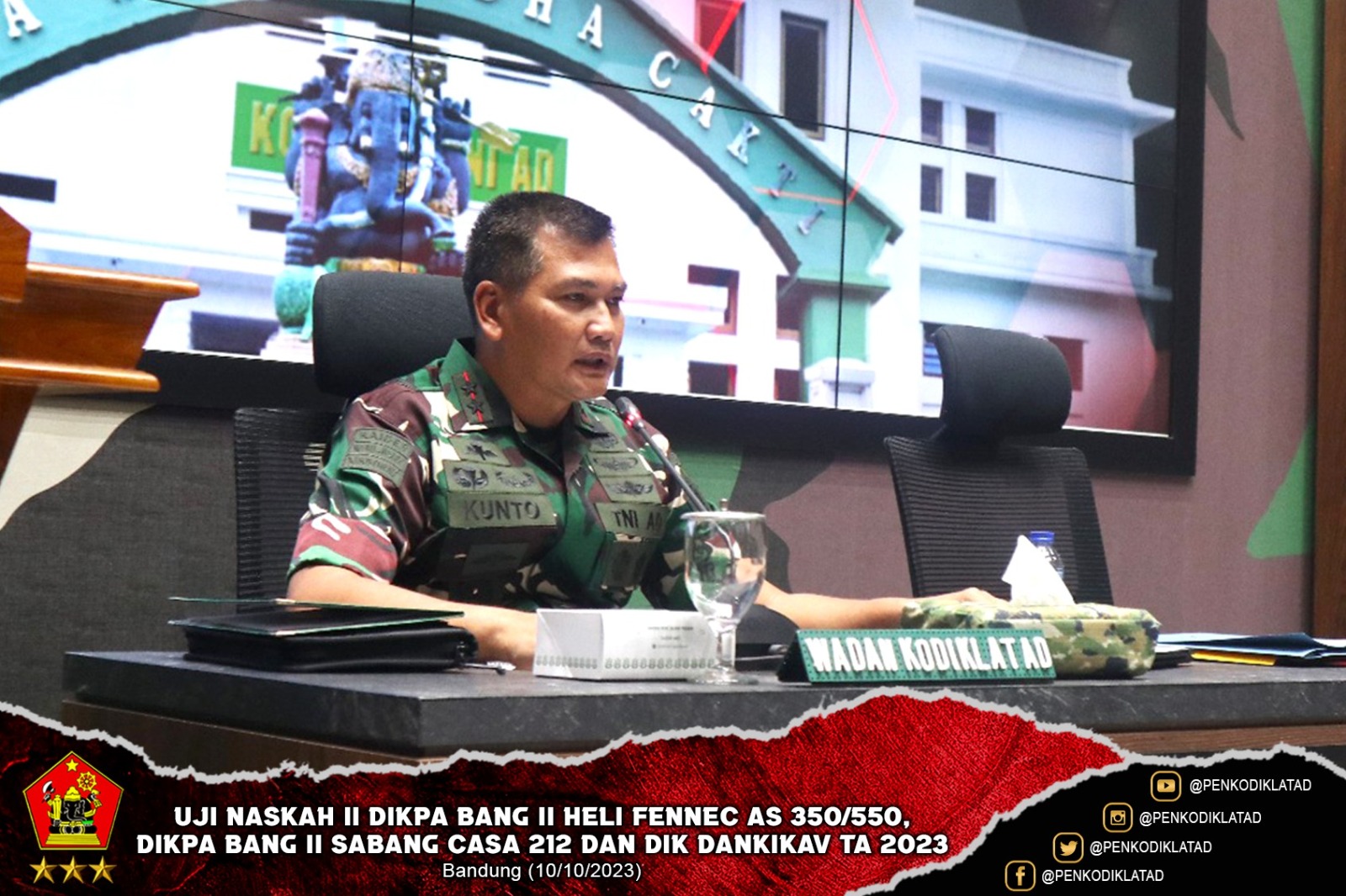 Uji Naskah II Dikpa Bang II Heli Fennec As 350 550 Dikpa Bang II Sabang Casa 212 dan Dik Dankikav TA 2023