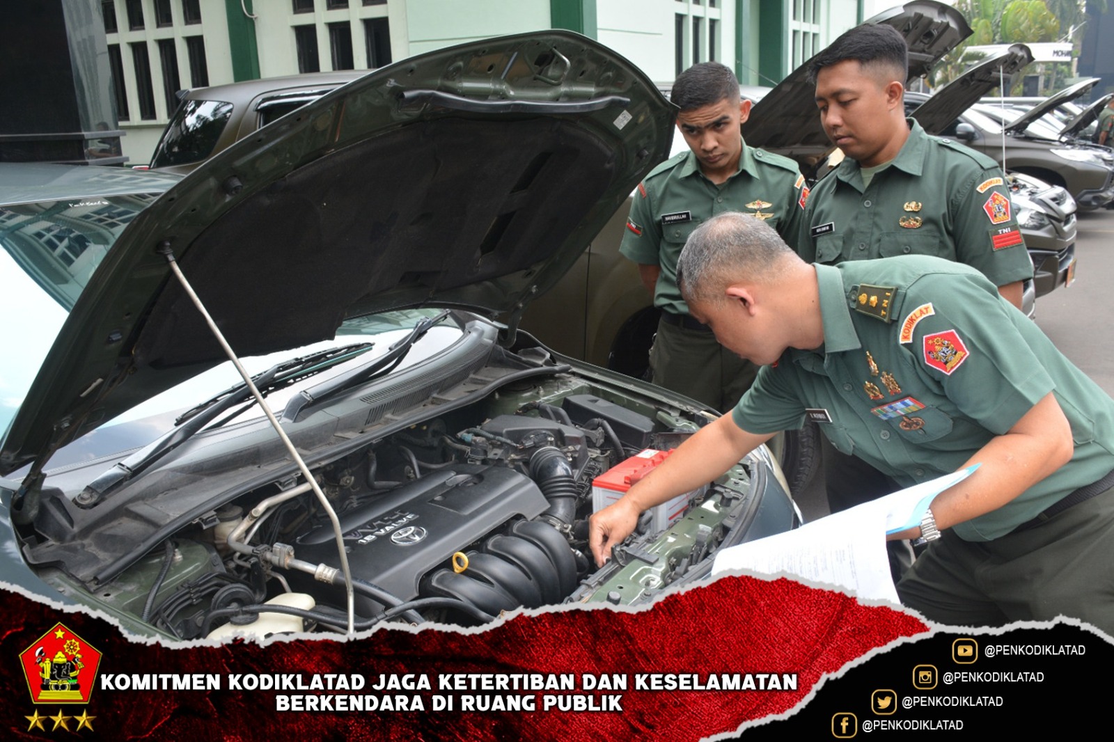 Komitmen Kodiklatad Jaga Ketertiban dan Keselamatan Berkendara di Ruang Publik