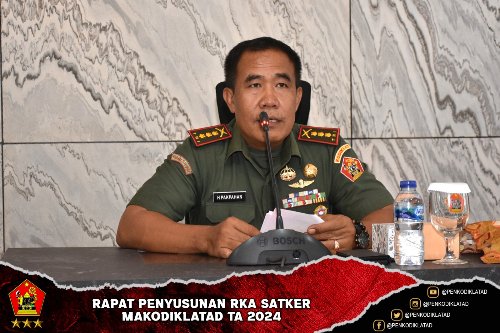 Rapat Penyusunan RKA Satker Makodiklatad TA 2024
