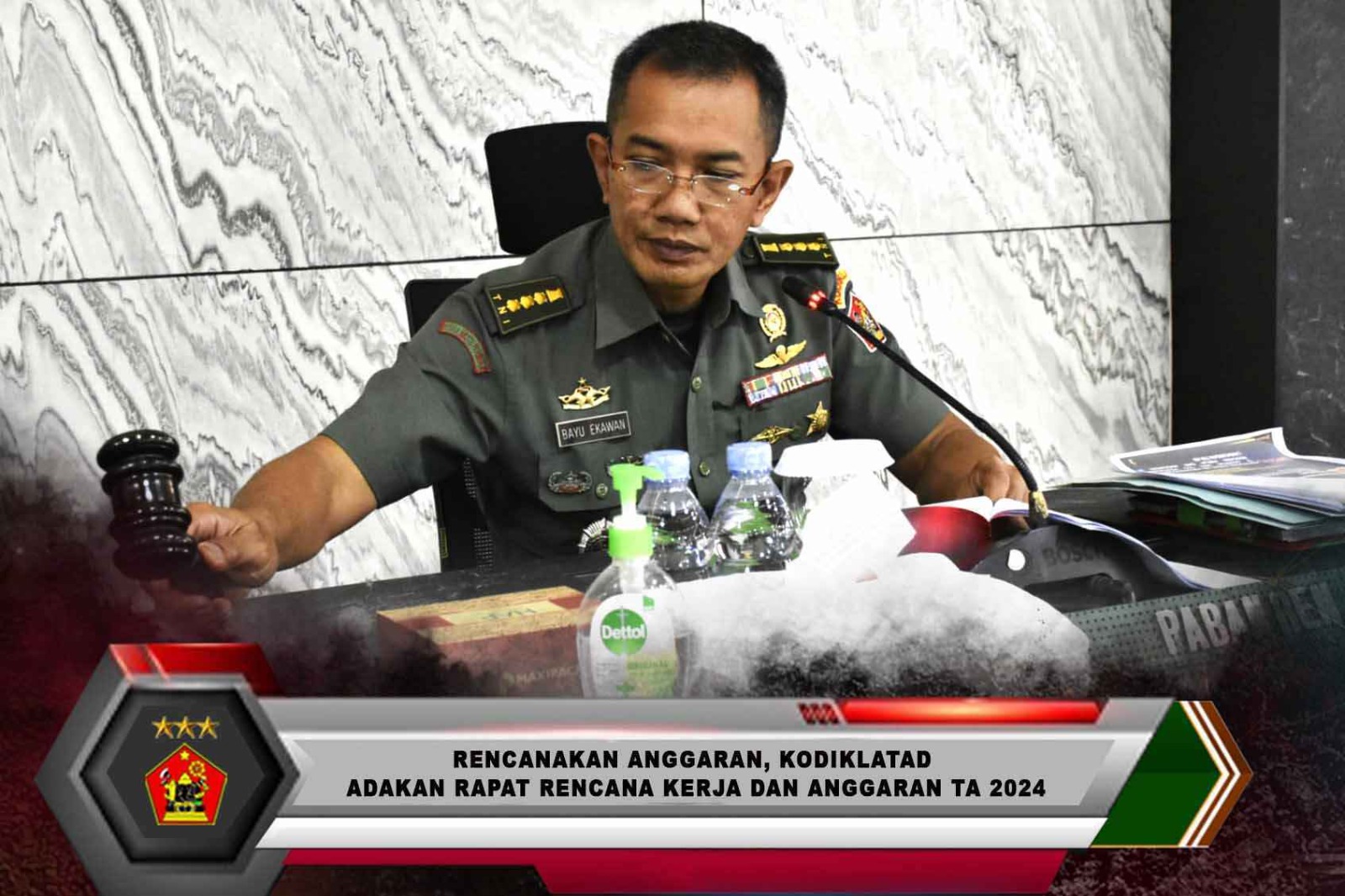 Rencanakan Anggaran Kodiklatad Adakan Rapat Rencana Kerja dan Anggaran TA 2024