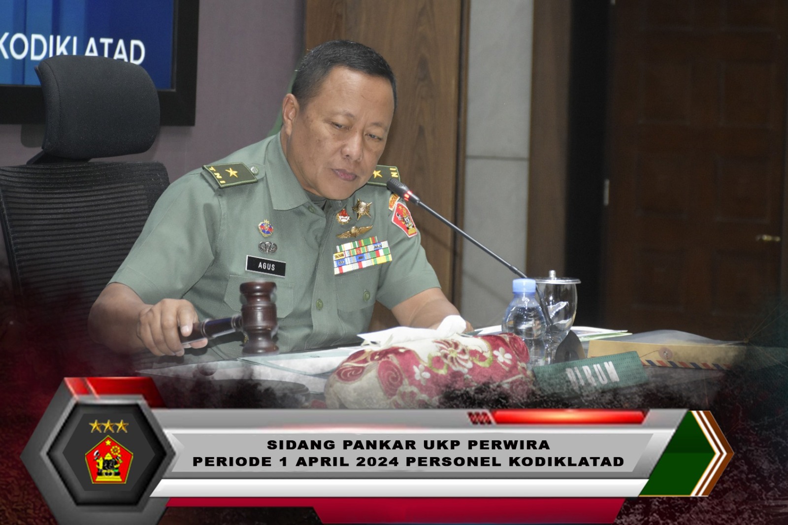 Sidang Pankar UKP Perwira Periode 1 April 2024 Personel Kodiklatad