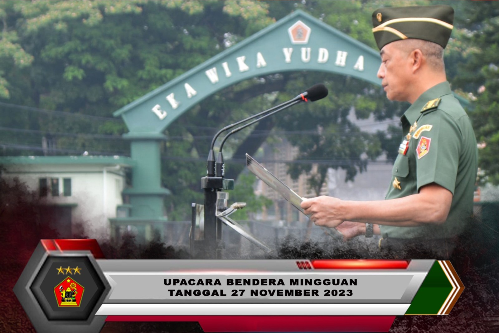 Upacara Bendera Mingguan Tanggal 27 November 2023
