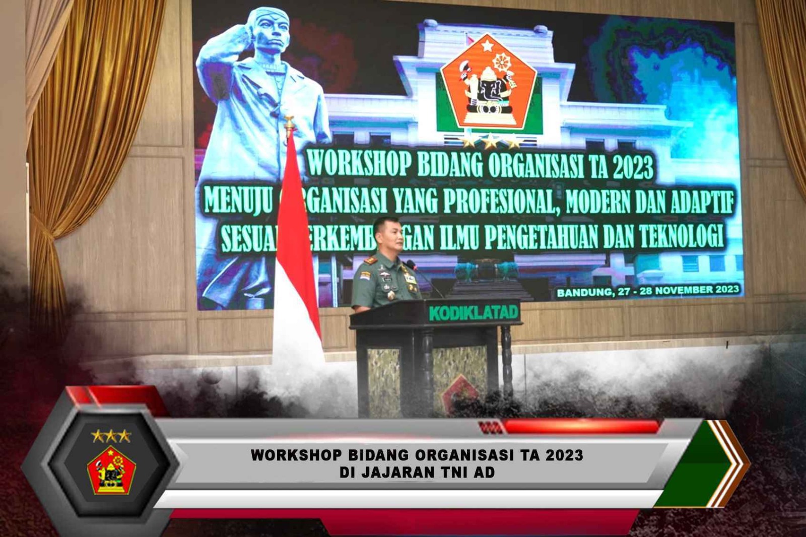 Workshop Bidang Organisasi  TA 2023 Di Jajaran TNI AD