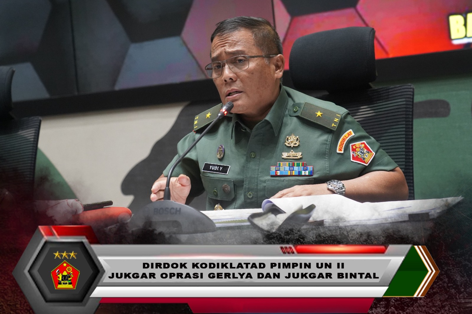 DIRDOK KODIKLATAD PIMPIN UN II JUKGAR OPERASI GERILYA DAN JUKGAR BINTAL