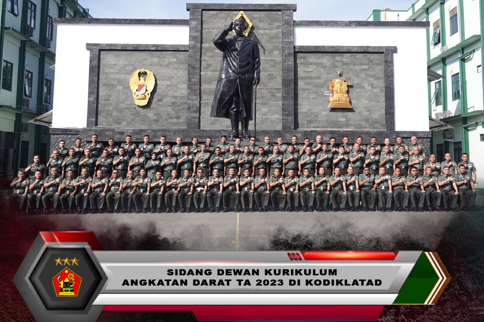 SIDANG DEWAN KURIKULUM ANGKATAN DARAT TA 2023 DI KODIKLATAD