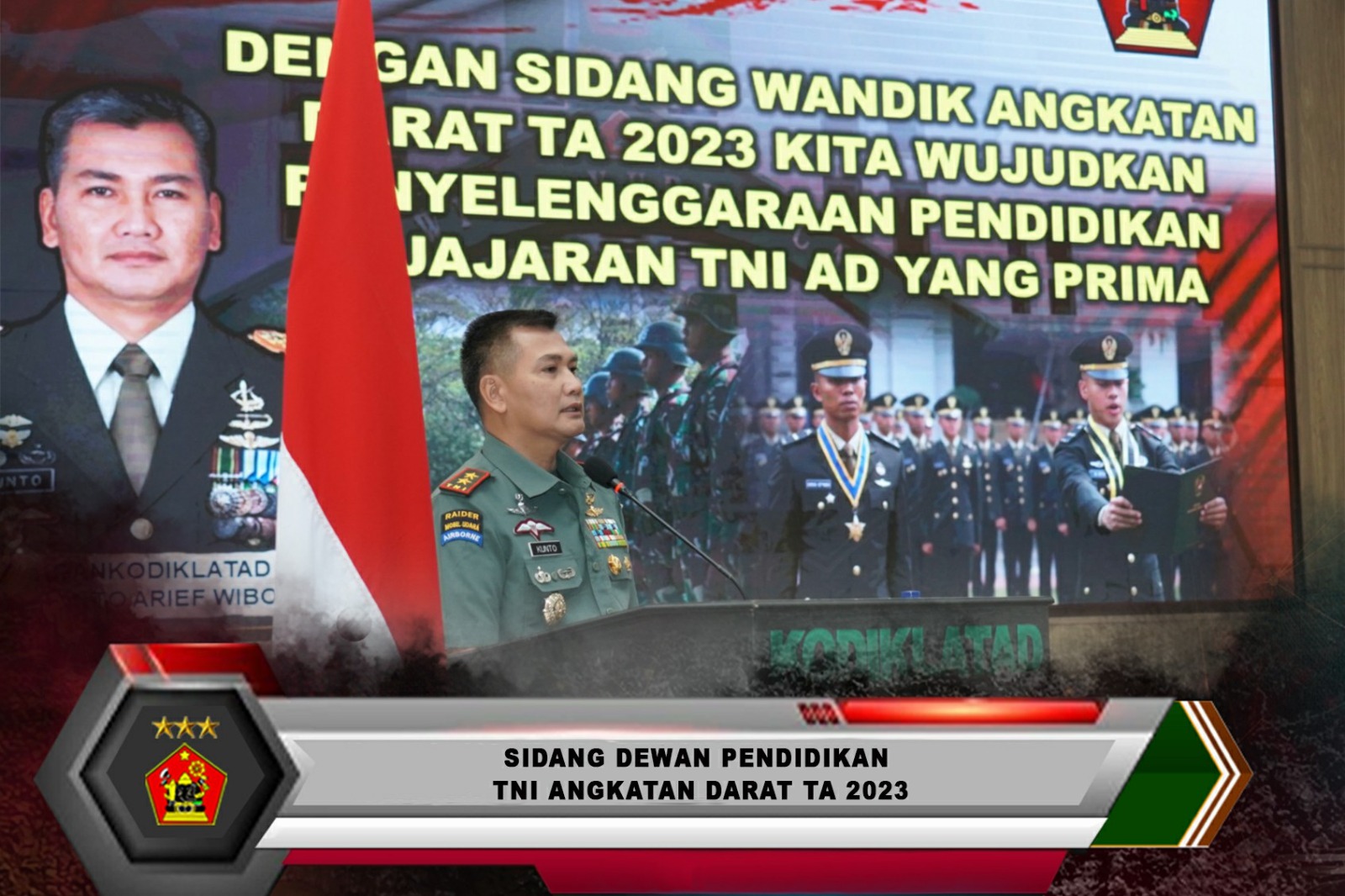 SIDANG DEWAN PENDIDIKAN TNI ANGKATAN DARAT TA 2023