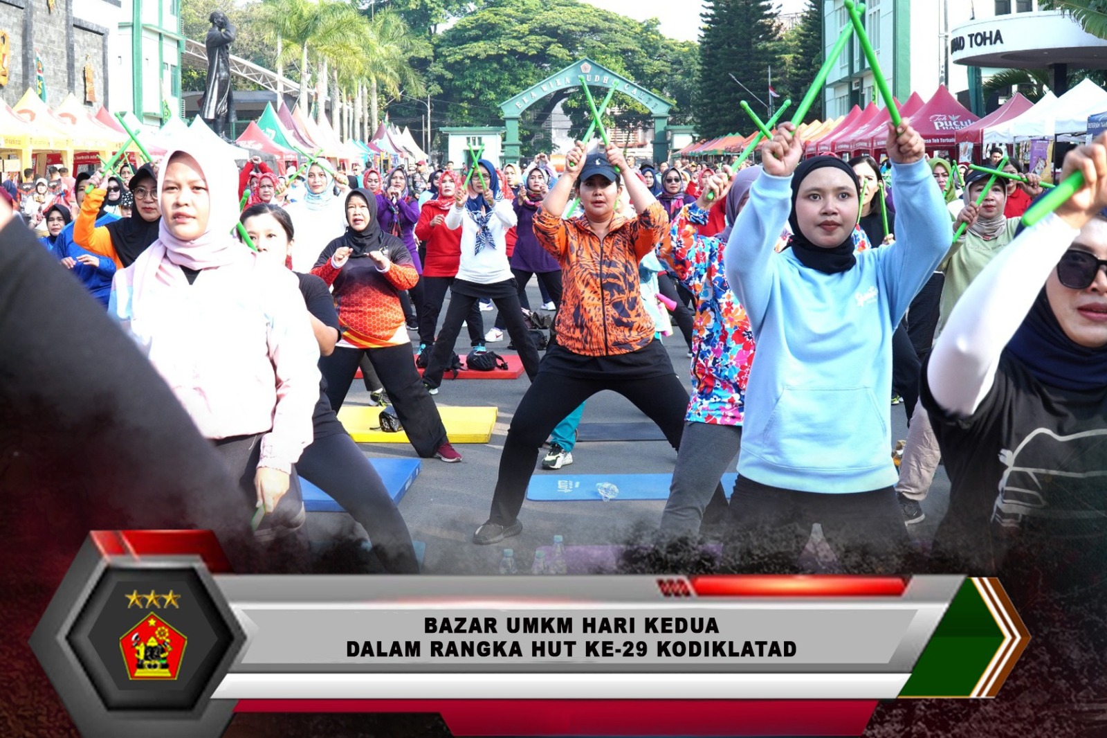 Bazar UMKM Hari Kedua Dalam Rangka HUT Ke 29 Kodiklatad