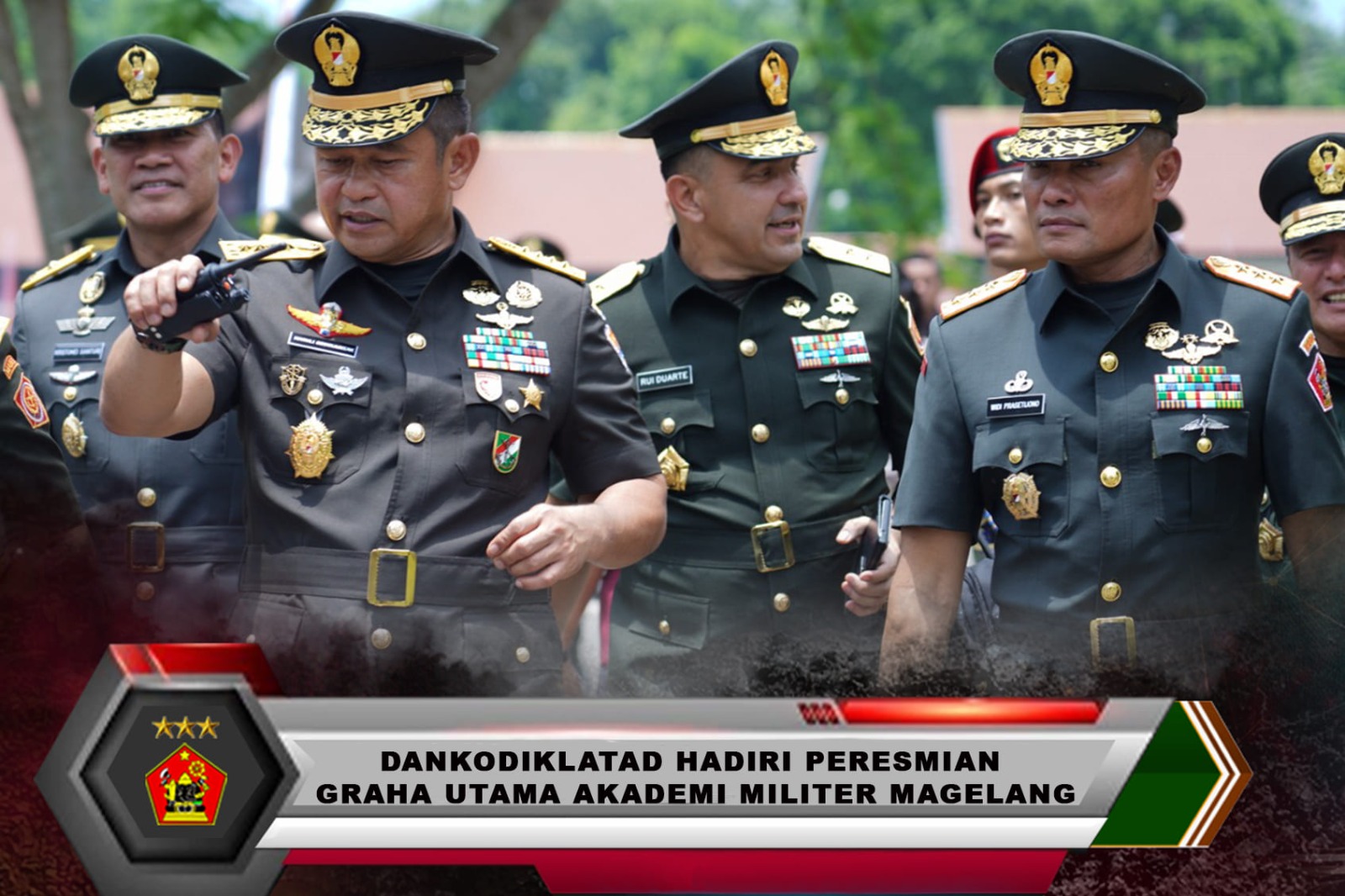 DANKODIKLATAD HADIRI PERESMIAN GRAHA UTAMA AKADEMI MILITER DI MAGELANG
