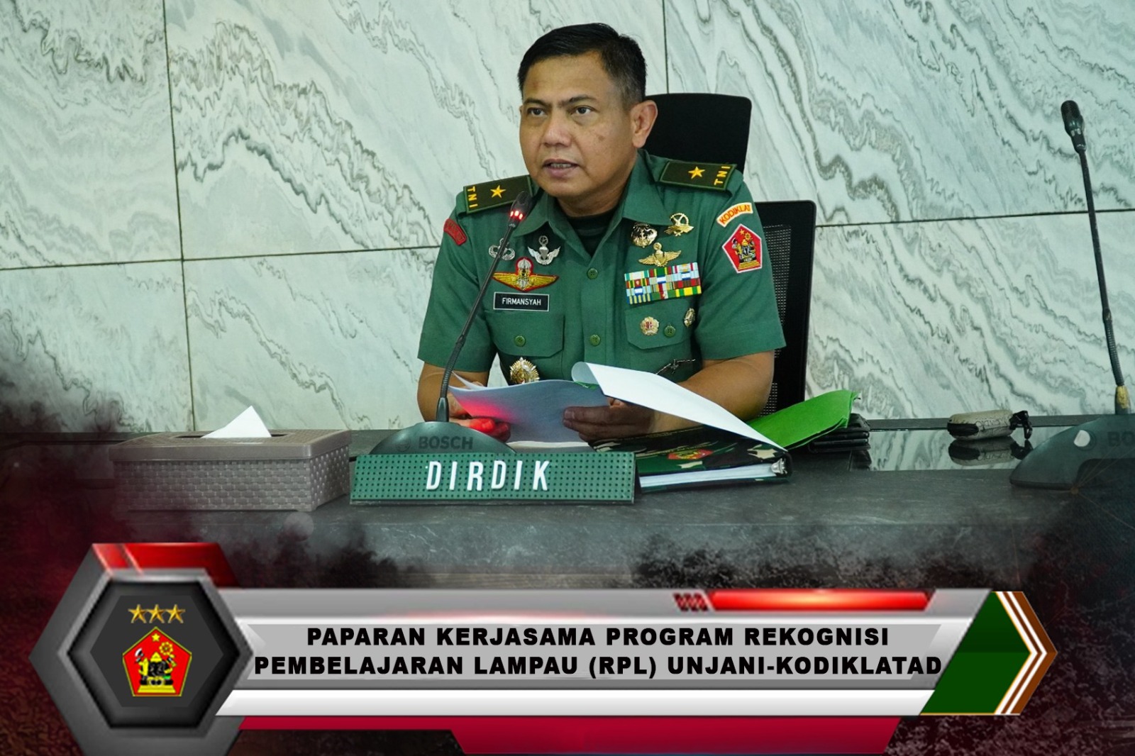 PAPARAN KERJASAMA PROGRAM REKOGNISI PEMBELAJARAN LAMPAU UNJANI KODIKLATAD