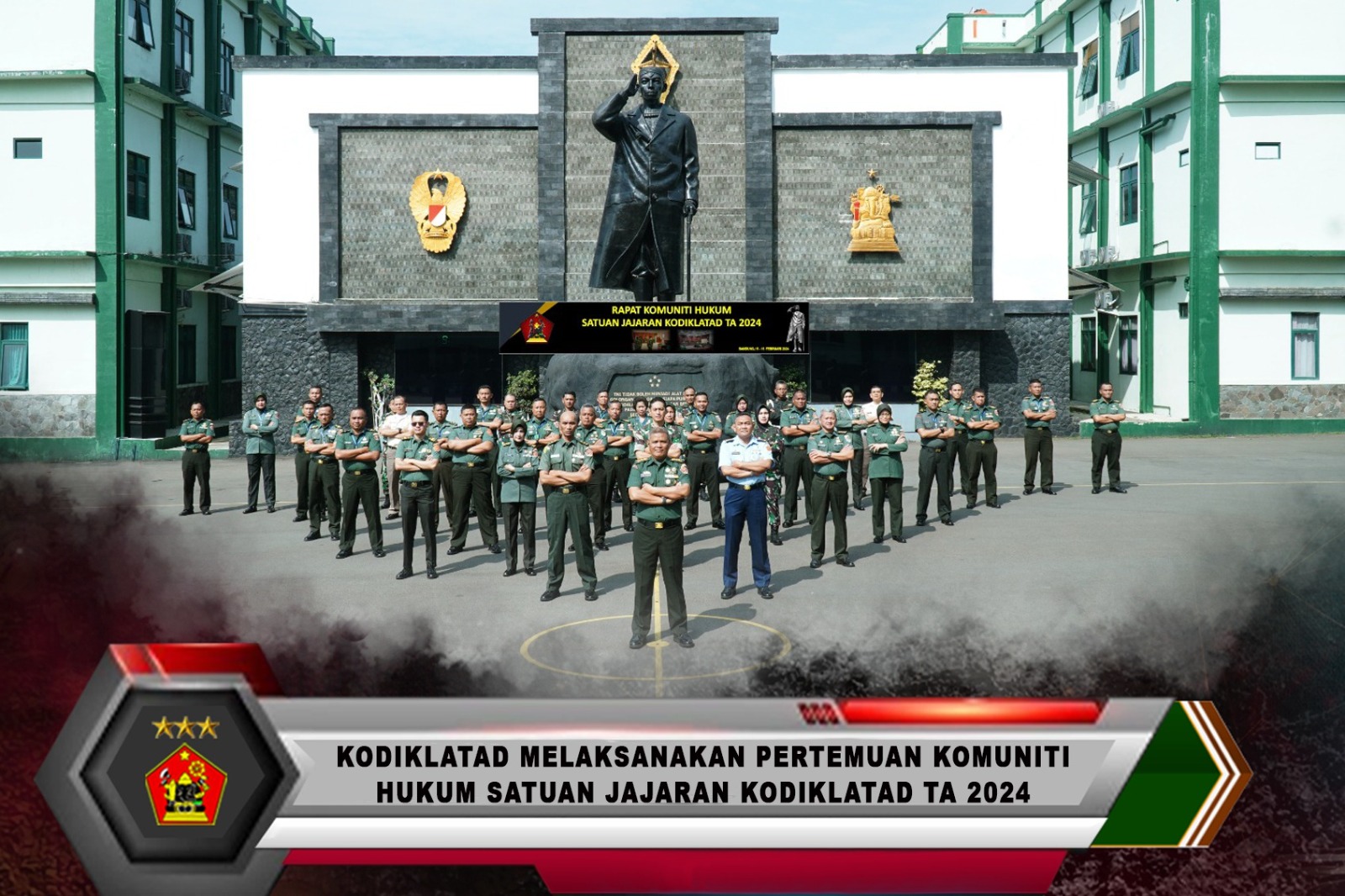 KODIKLATAD MELAKSANAKAN PERTEMUAN KOMUNITI HUKUM SATUAN JAJARAN KODIKLATAD TA 2024