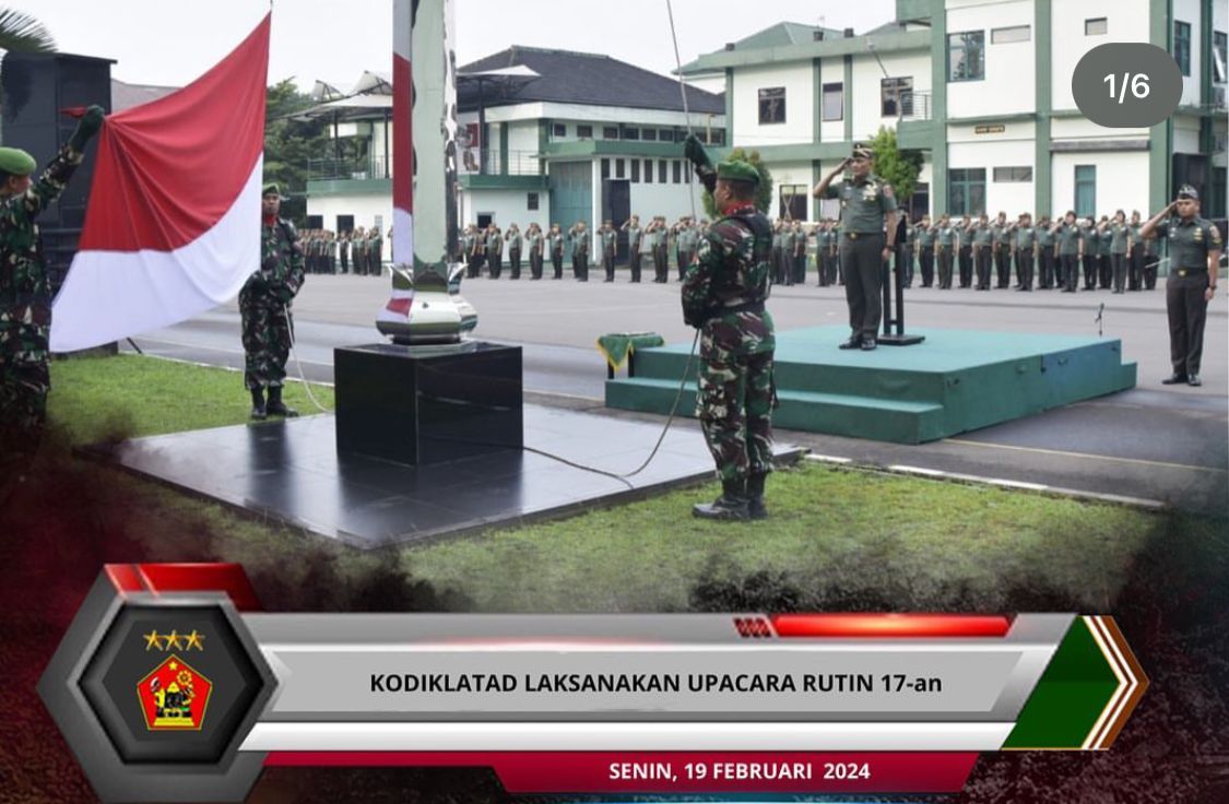 KODIKLATAD LAKSANAKAN UPACARA RUTIN 17-an Februari